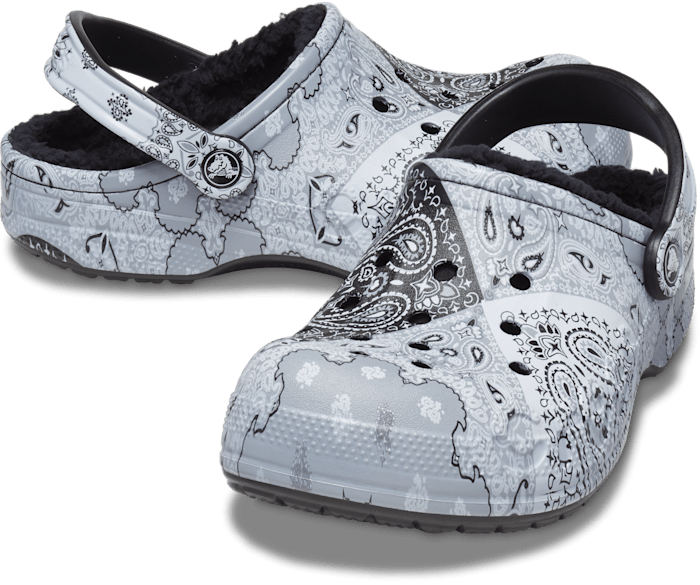 Baya Printed Lined Clog Crocs