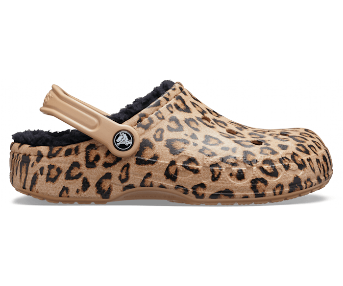 Leopard crocs with fur online