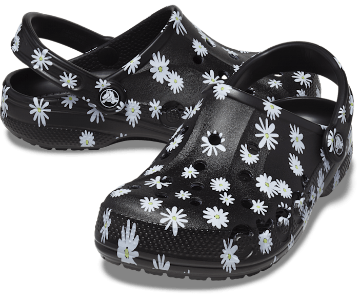 Womens printed crocs discount