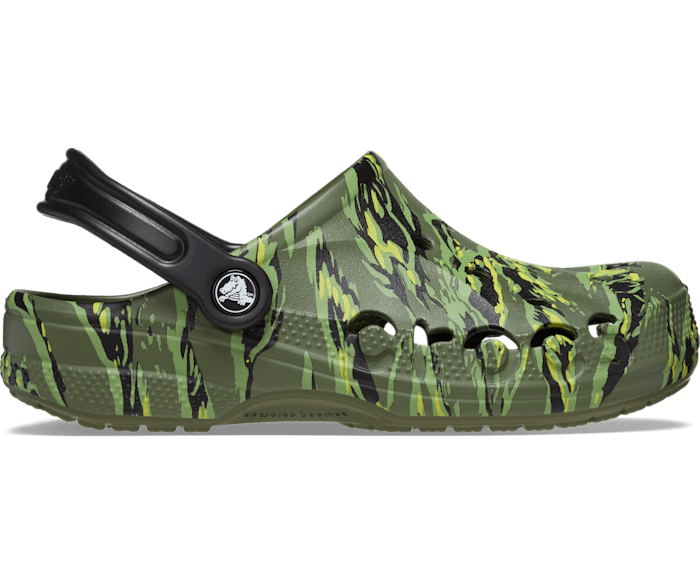 Baya seasonal printed clog black camo shop