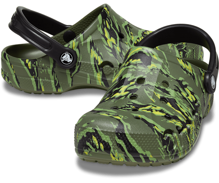 Green camo crocs on sale