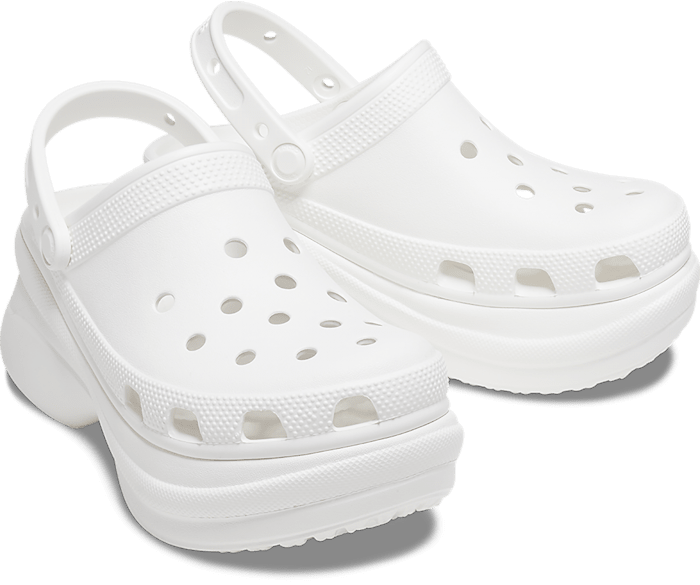 Womens white classic crocs top