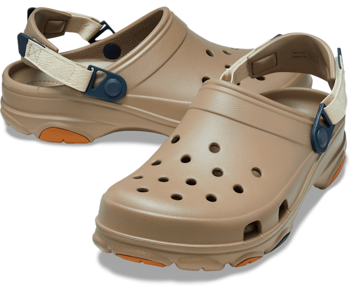 Yellow all terrain crocs sales