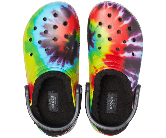 Tie dye 2025 crocs shoe show