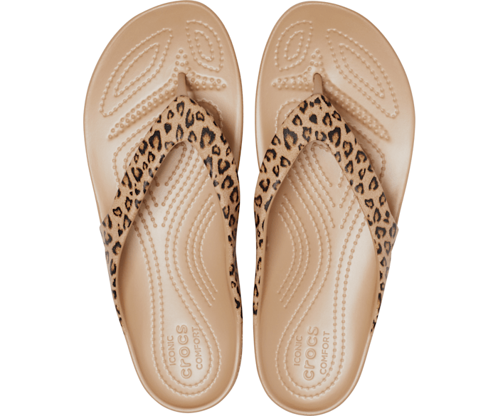 Women s Kadee II Leopard Flip Crocs