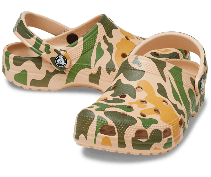 Mens camo crocs size 1 sale