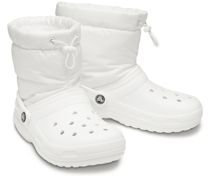 White crocs boots new arrivals
