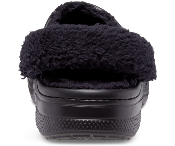 White fuzz lined crocs womens sale