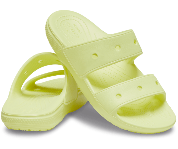 croc slip on sandals