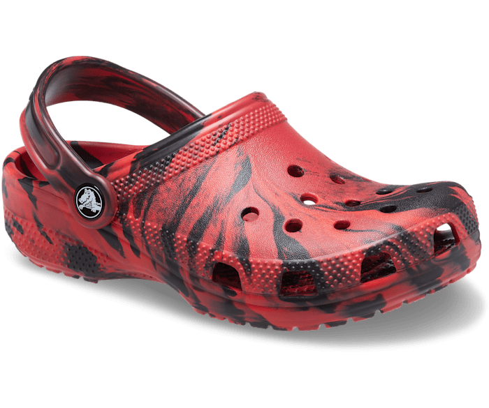 Crocs red 2025 black