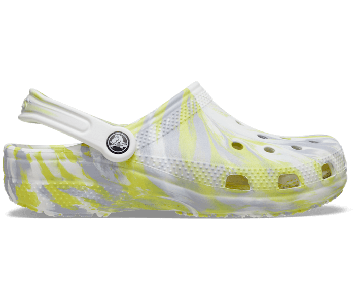Green and white crocs store