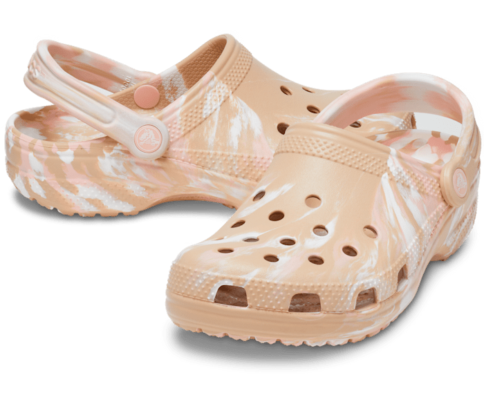 Water store marble crocs