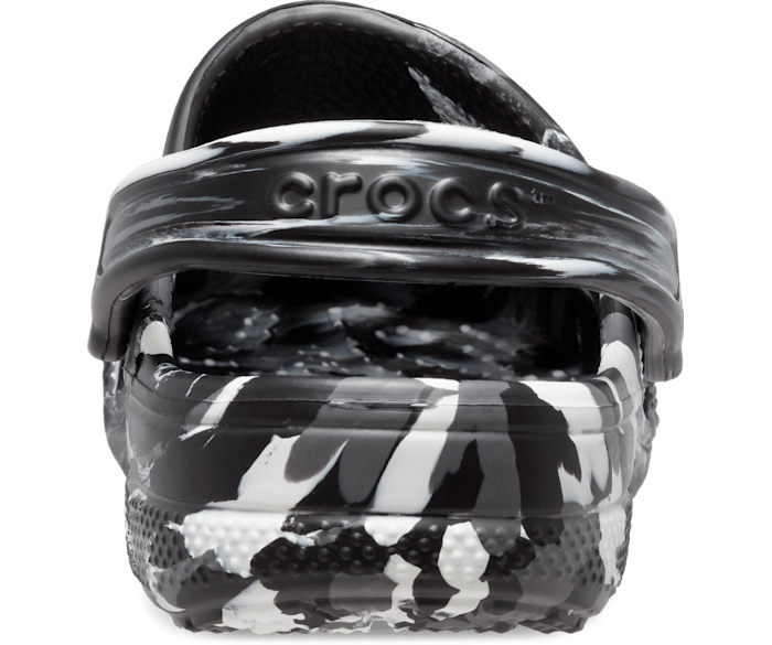 Black marble crocs clearance