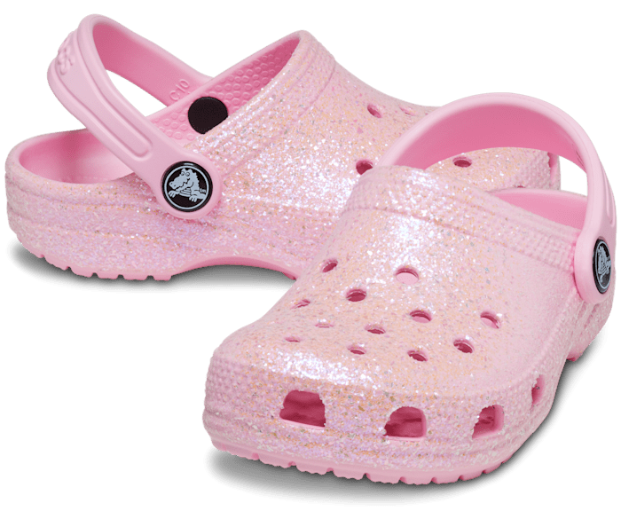 Toddler Classic Glitter Clog Crocs