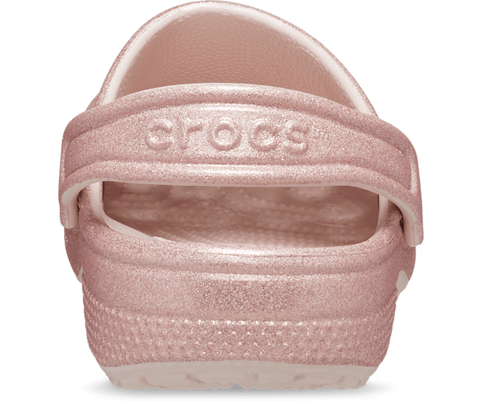 Toddler girl 2025 glitter crocs