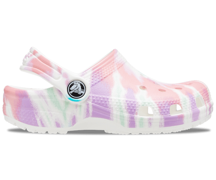 Tie dye 2025 crocs shoe show