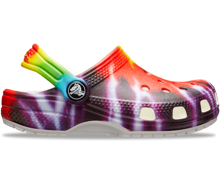 Kids Classic Tie Dye Graphic Clog Crocs