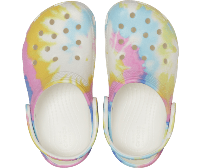 Tie dye crocs kids hot sale