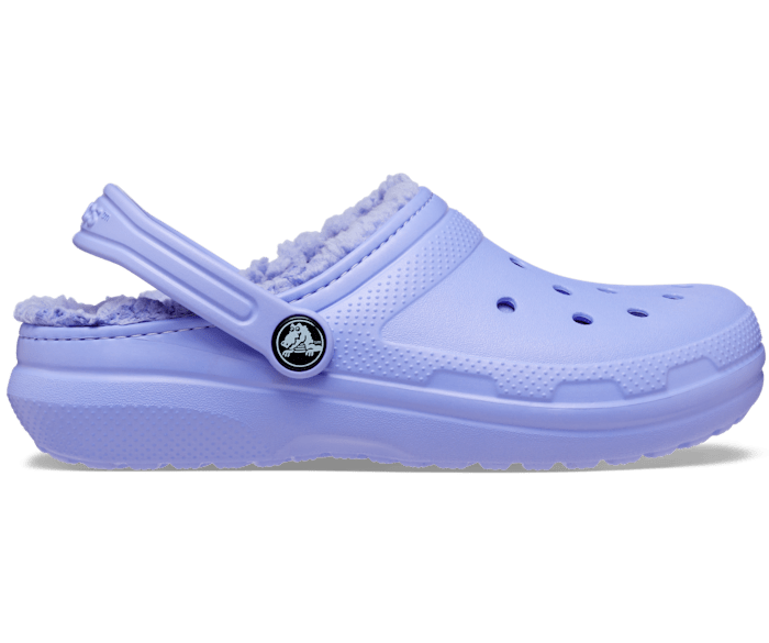 Baby blue deals fuzzy crocs