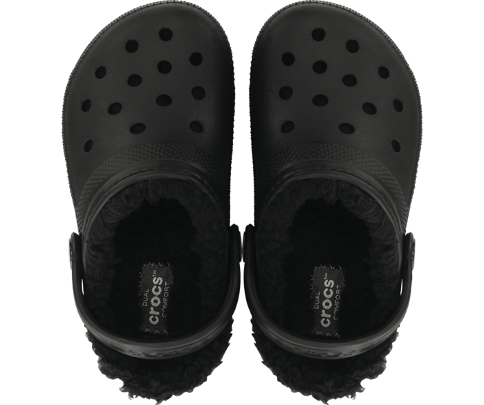 Kids shop furry crocs