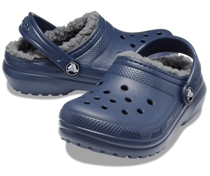 Kids deals furry crocs