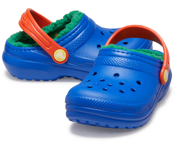 Crocs with fur kids outlet