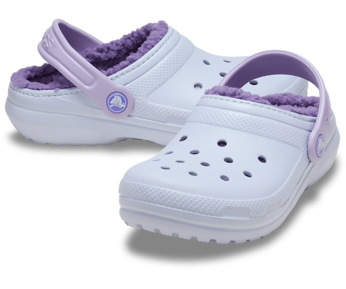 Kids fleece lined crocs deals
