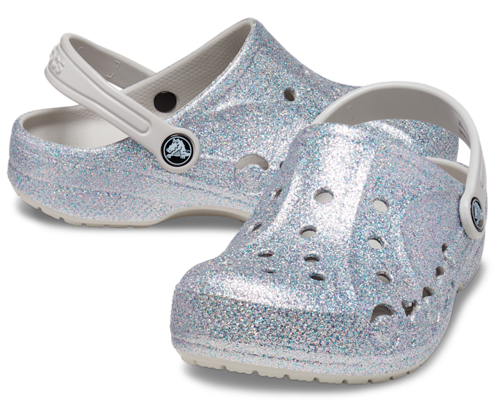 Baya glitter clog hotsell silver