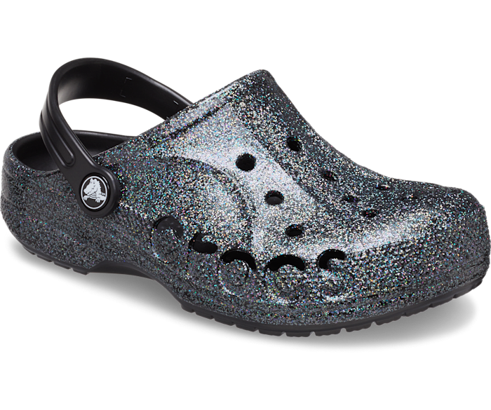 Kids Baya Glitter Clog Crocs
