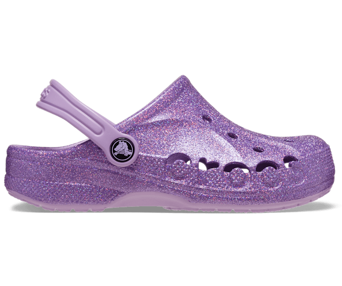 Kids Baya Glitter Clog Crocs