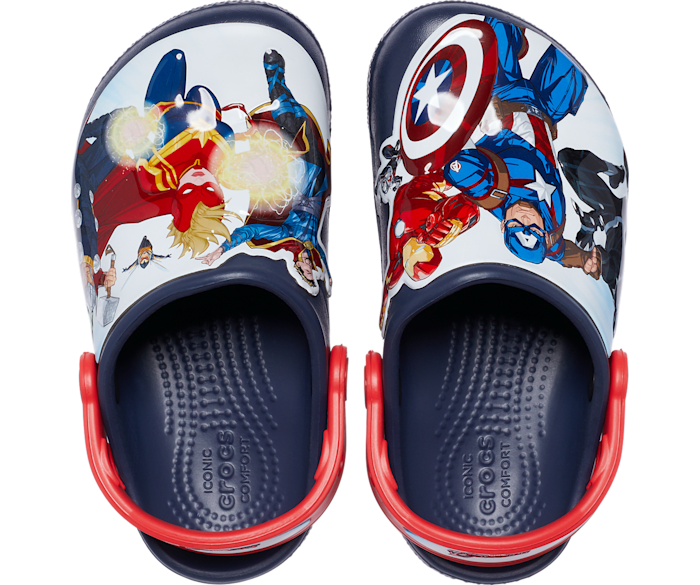 Toddler Crocs Fun Lab Avengers Patch Clog