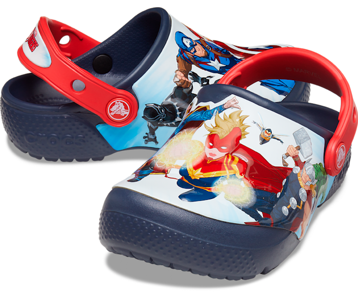 Kids marvel top crocs