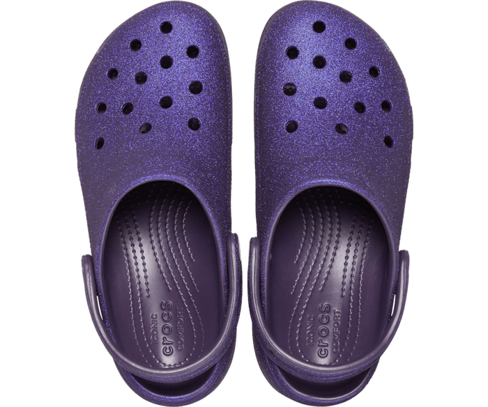 Crocs Classic Platform Glitter Sandals