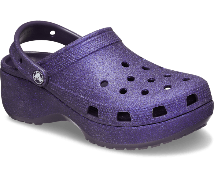 Women s Classic Platform Glitter Clog Crocs