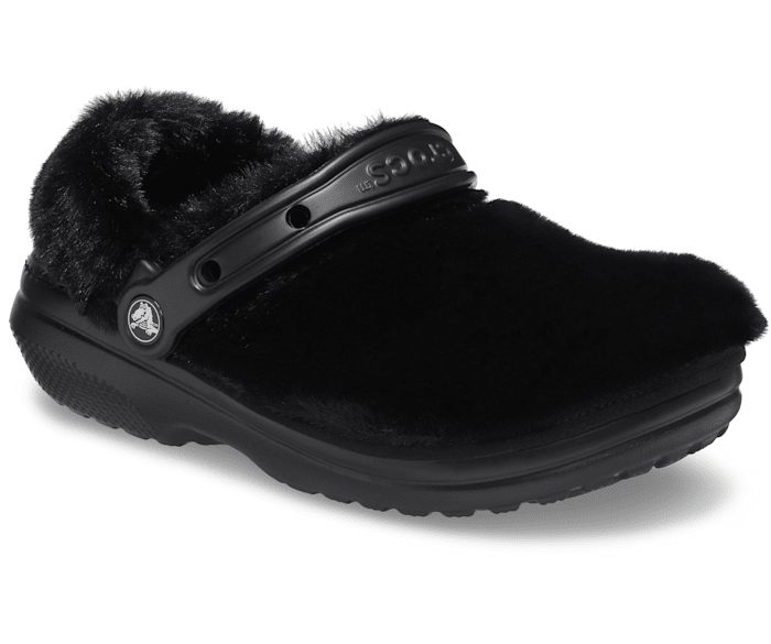Crocs with fur on outside best sale