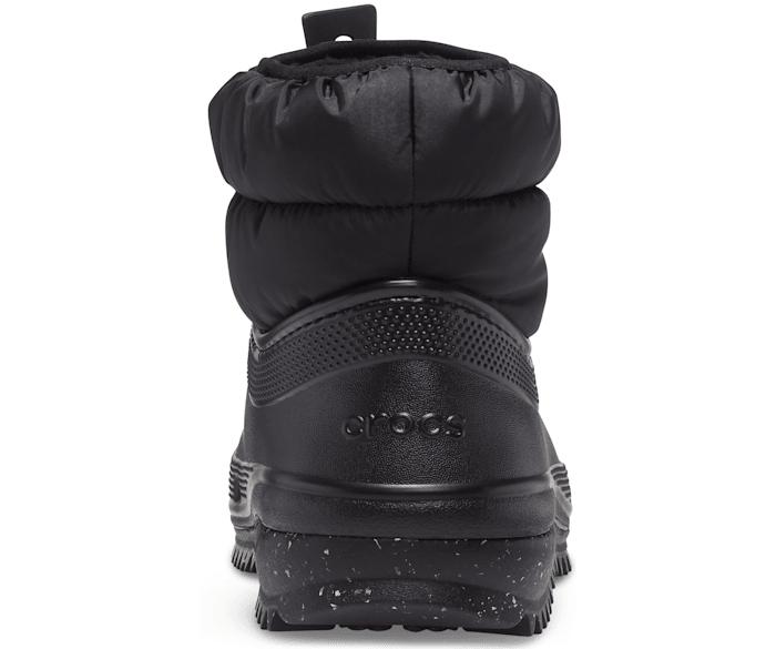 Crocs neo puff shop boot black