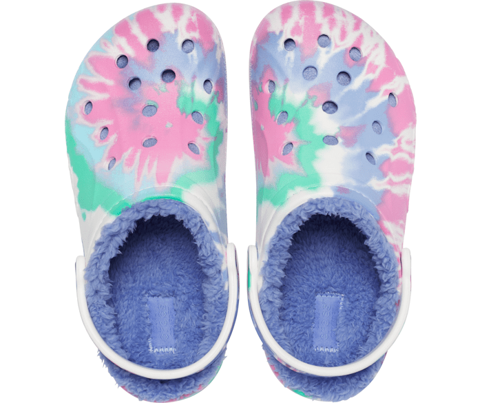Tie dye lined hotsell crocs
