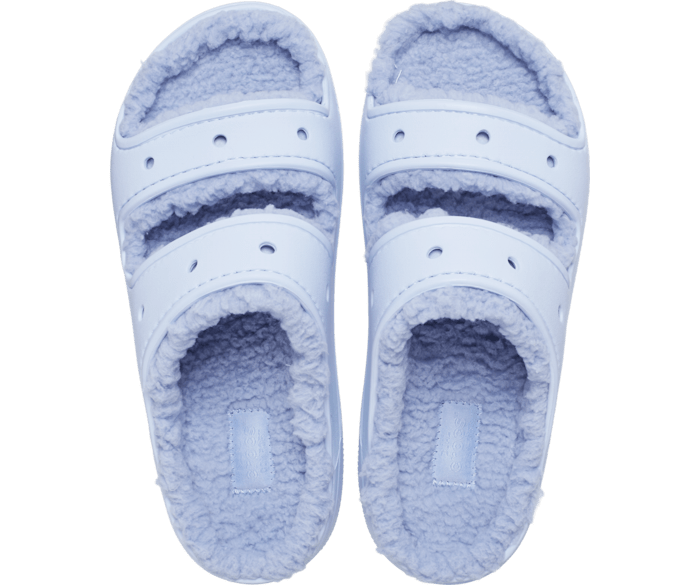 Washing 2024 fuzzy crocs