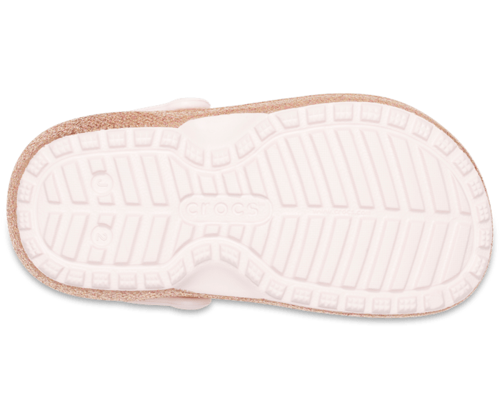 Rose gold fuzzy clearance crocs