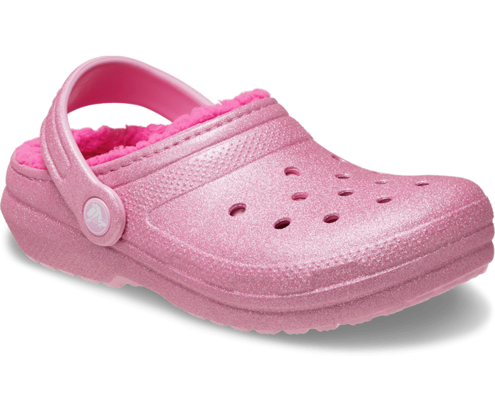 Fuzzy pink crocs 2025
