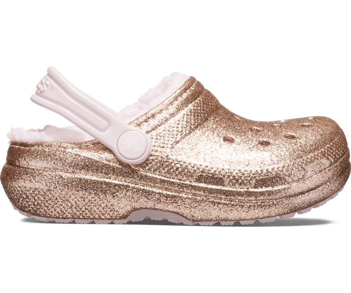 Toddler Classic Lined Glitter Clog Crocs