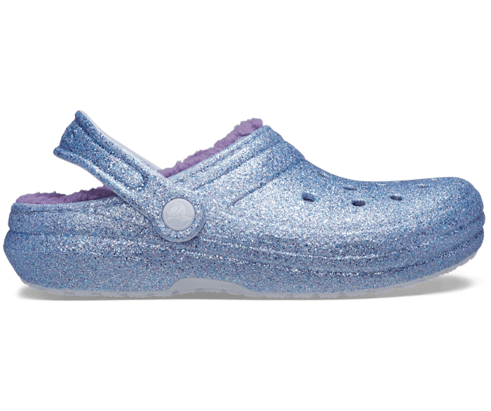 Toddler Classic Lined Glitter Clog