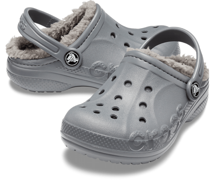 Women's gray clearance lined crocs