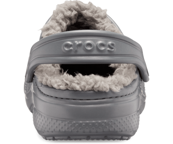 Ice blue fuzzy discount crocs