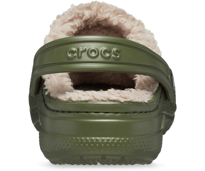 Crocs Toddler Baya Lined Clog Slippers C10 Army Green