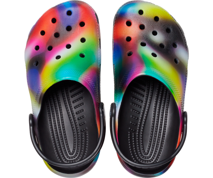 Rainbow deals color crocs