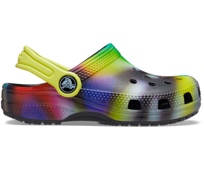 Crocs store rainbow color