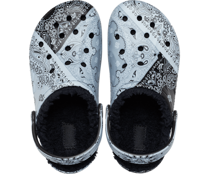 Toddler Baya Lined Printed Clog Crocs