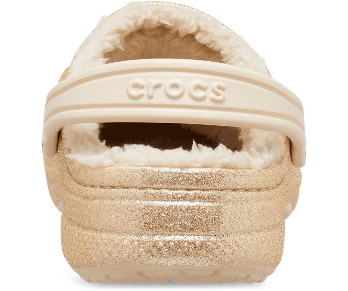 Ice blue fuzz lined online crocs