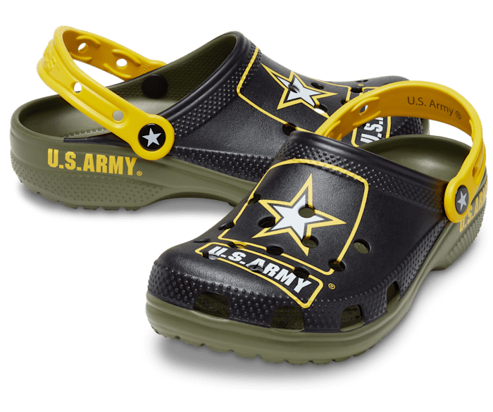 Crocs military discount store